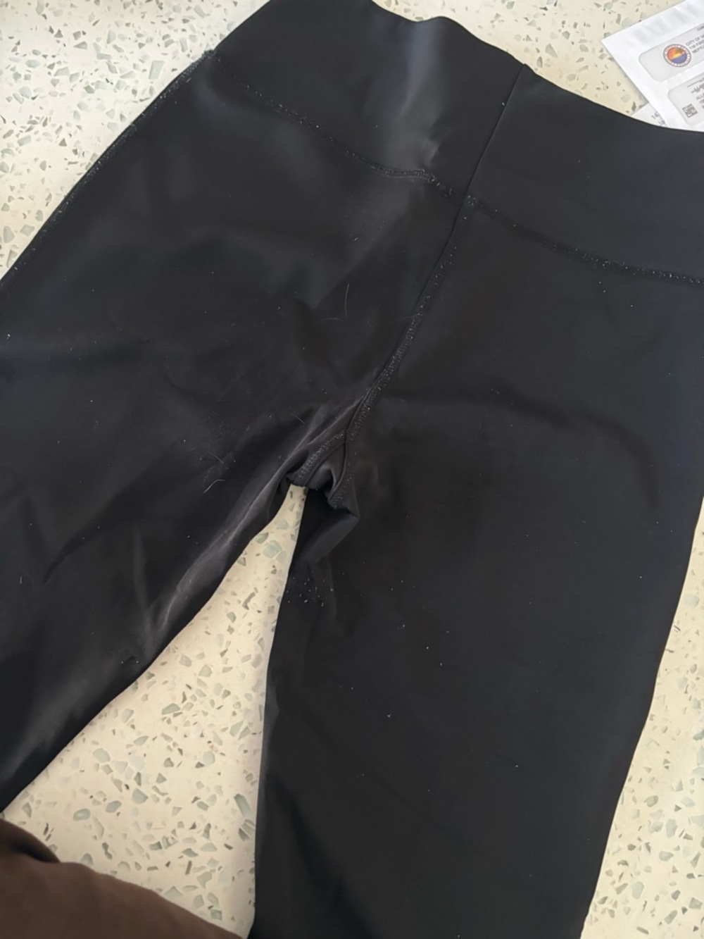 Guizio Classic Black High-Waist leggings - Picture 4 of 5